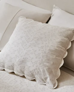 ZARA Home Embroidered Butterfly Throw Pillow Cover