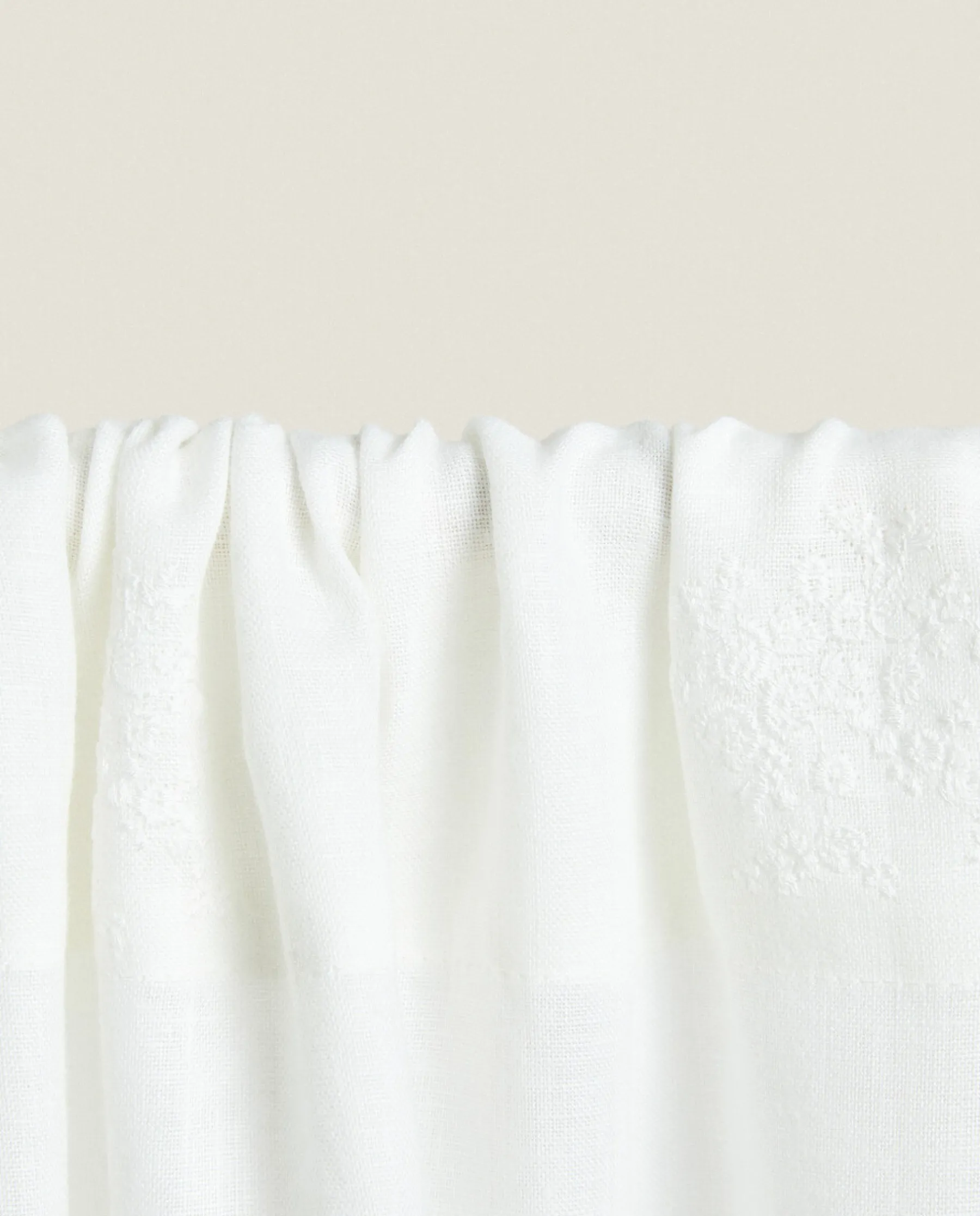 ZARA Home Embroidered Curtain