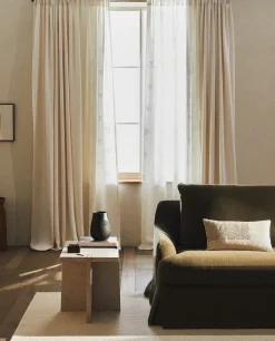 ZARA Home Embroidered Curtain