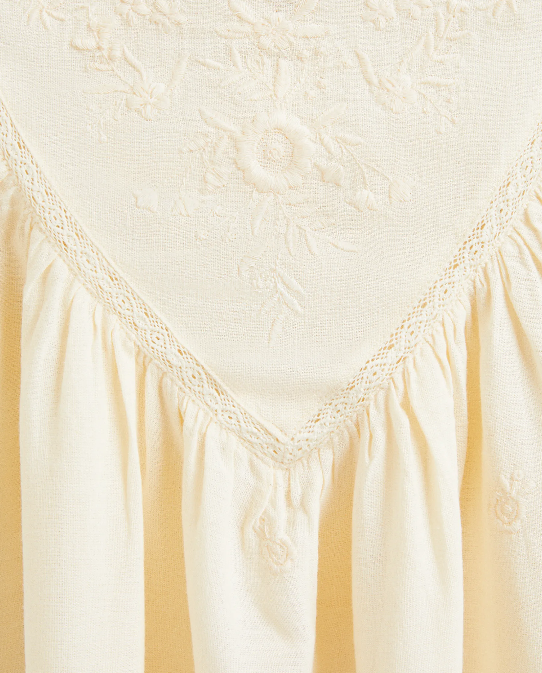 ZARA Home Embroidered Nightgown