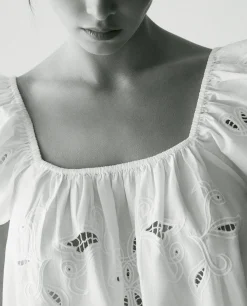 ZARA Home Embroidered Nightgown