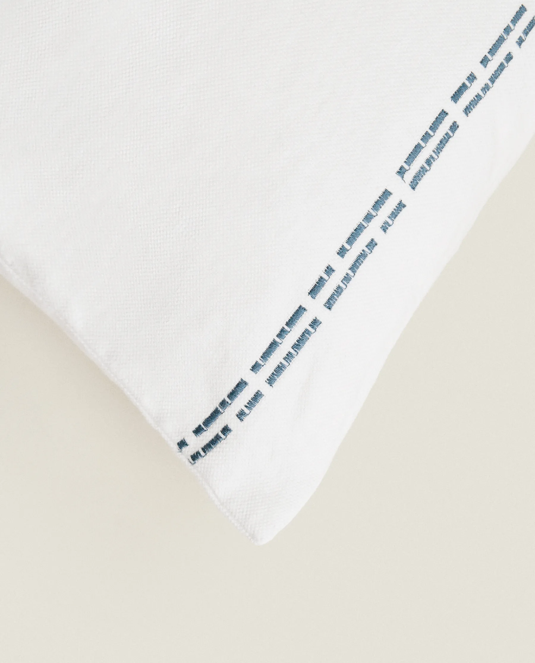 ZARA Home Embroidered Throw Pillow Cover