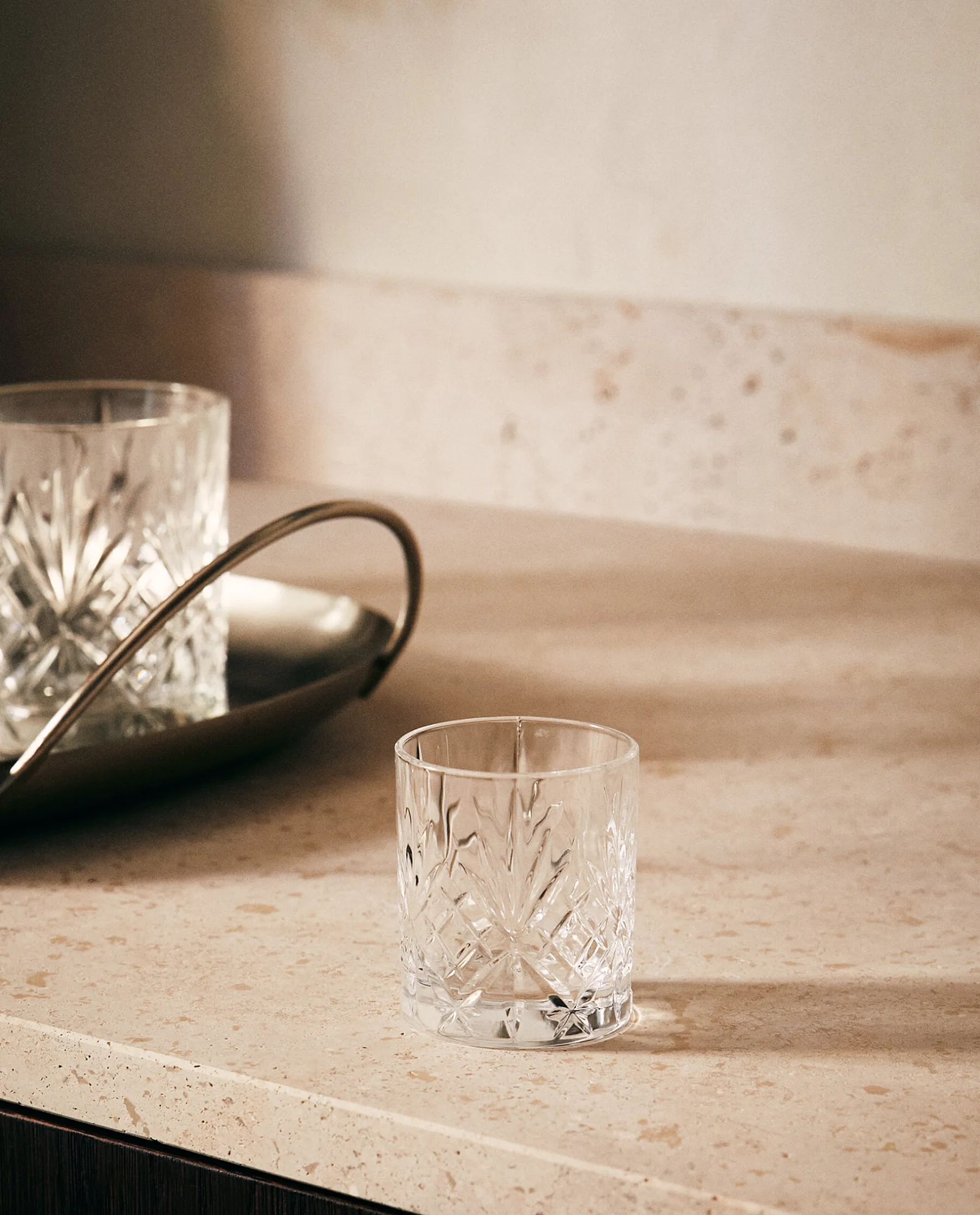 ZARA Home Engraved Crystalline Shot Glass