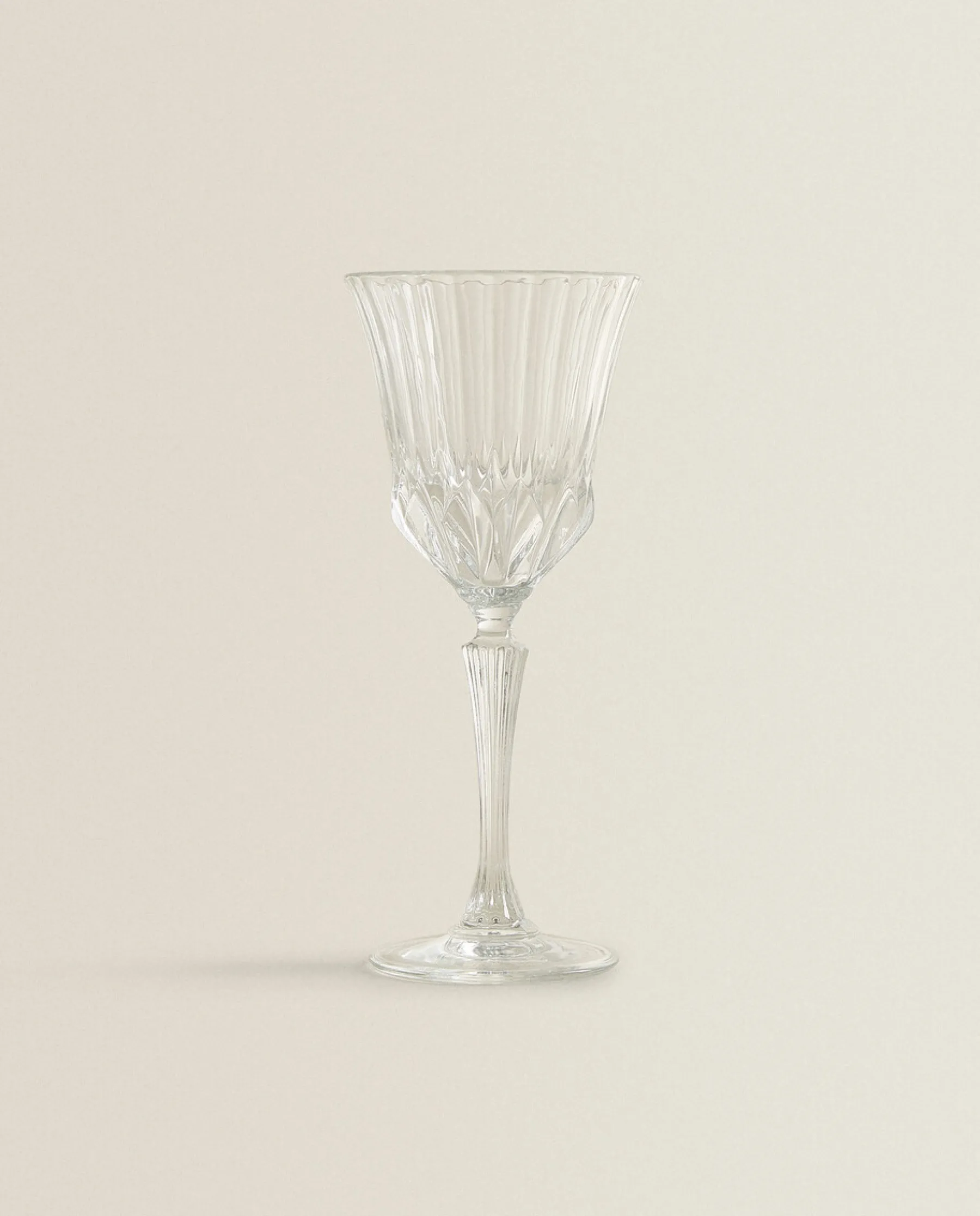 ZARA Home Engraved Crystalline Water Glass