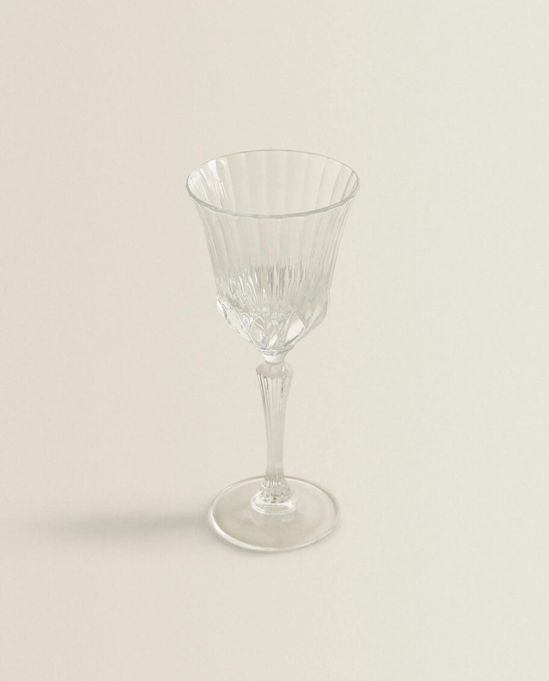 ZARA Home Engraved Crystalline Water Glass