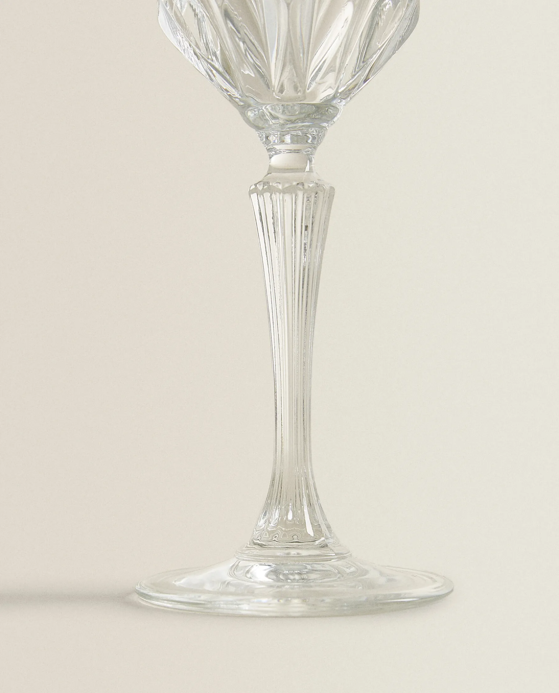 ZARA Home Engraved Crystalline Water Glass