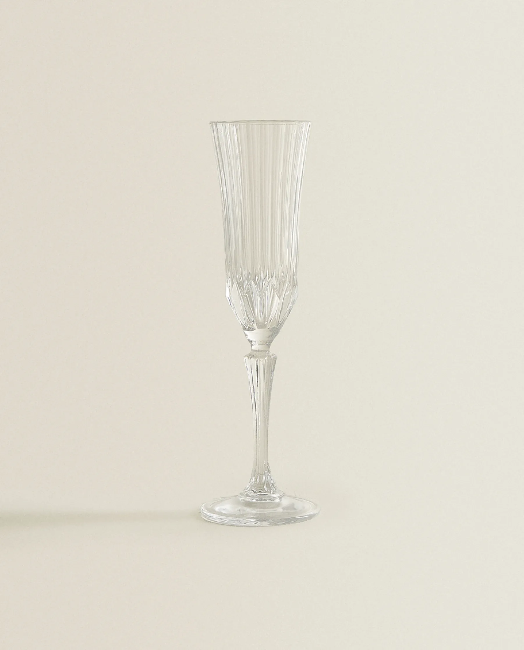 ZARA Home Engraved Crystalline Wine Glass