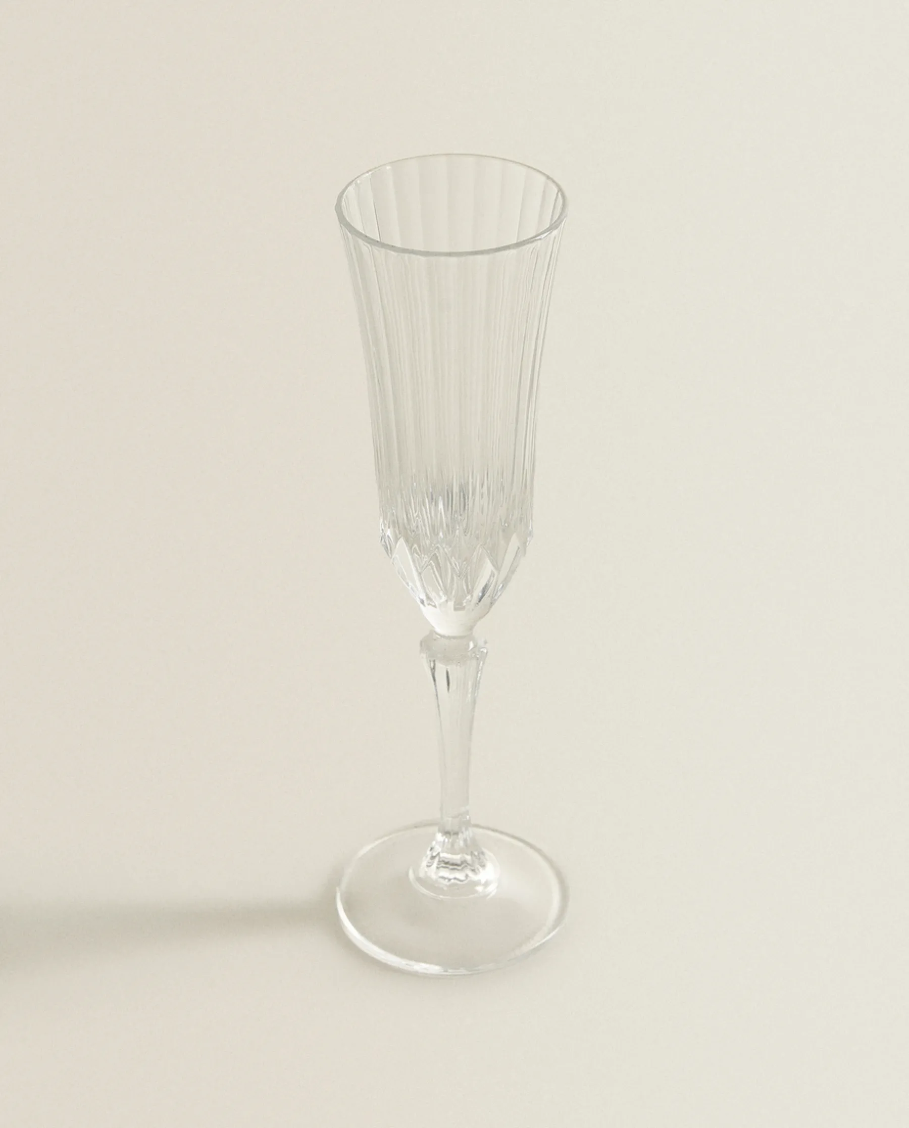 ZARA Home Engraved Crystalline Wine Glass