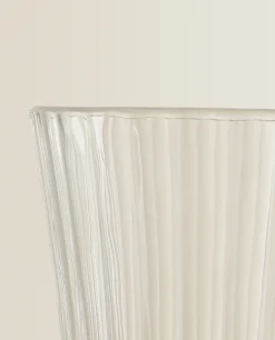 ZARA Home Engraved Crystalline Wine Glass