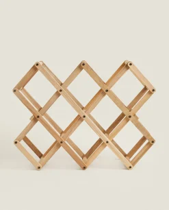 ZARA Home Extendible Wooden Bottle Stand