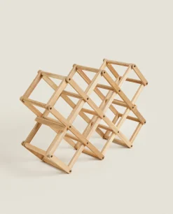 ZARA Home Extendible Wooden Bottle Stand