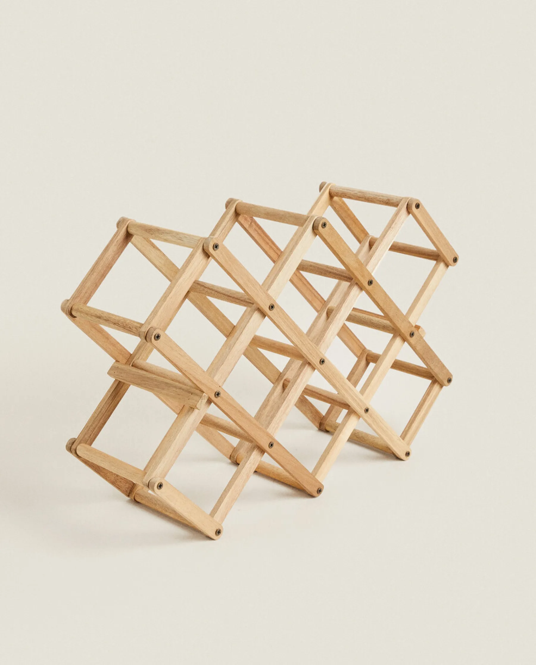 ZARA Home Extendible Wooden Bottle Stand