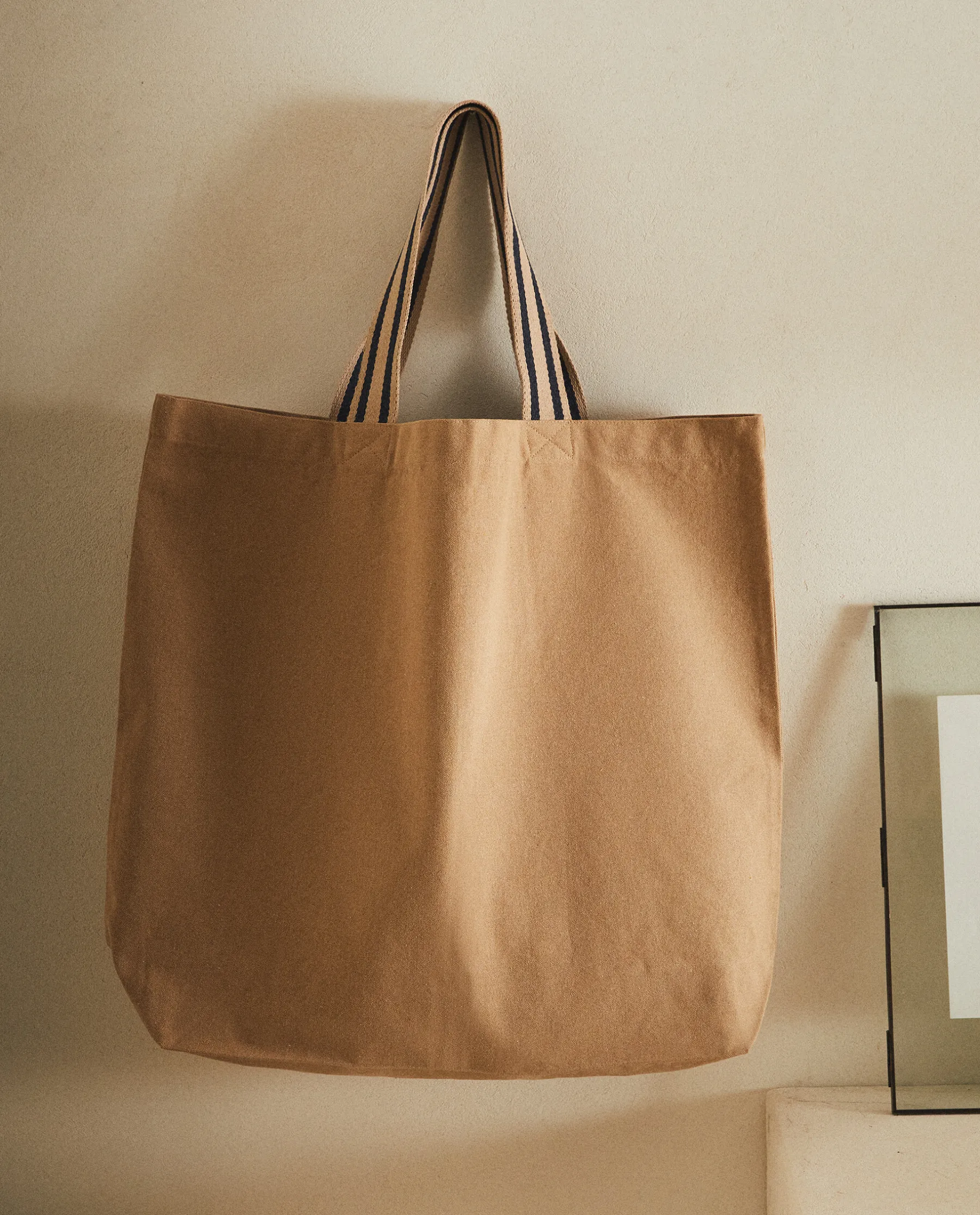 ZARA Home Fabric Tote Bag