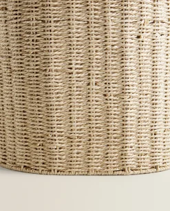 ZARA Home Fabric-Lined Laundry Hamper