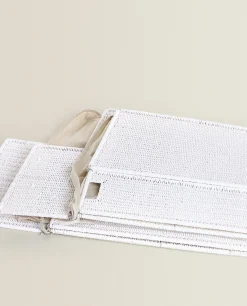 ZARA Home Fabric-Lined Laundry Hamper