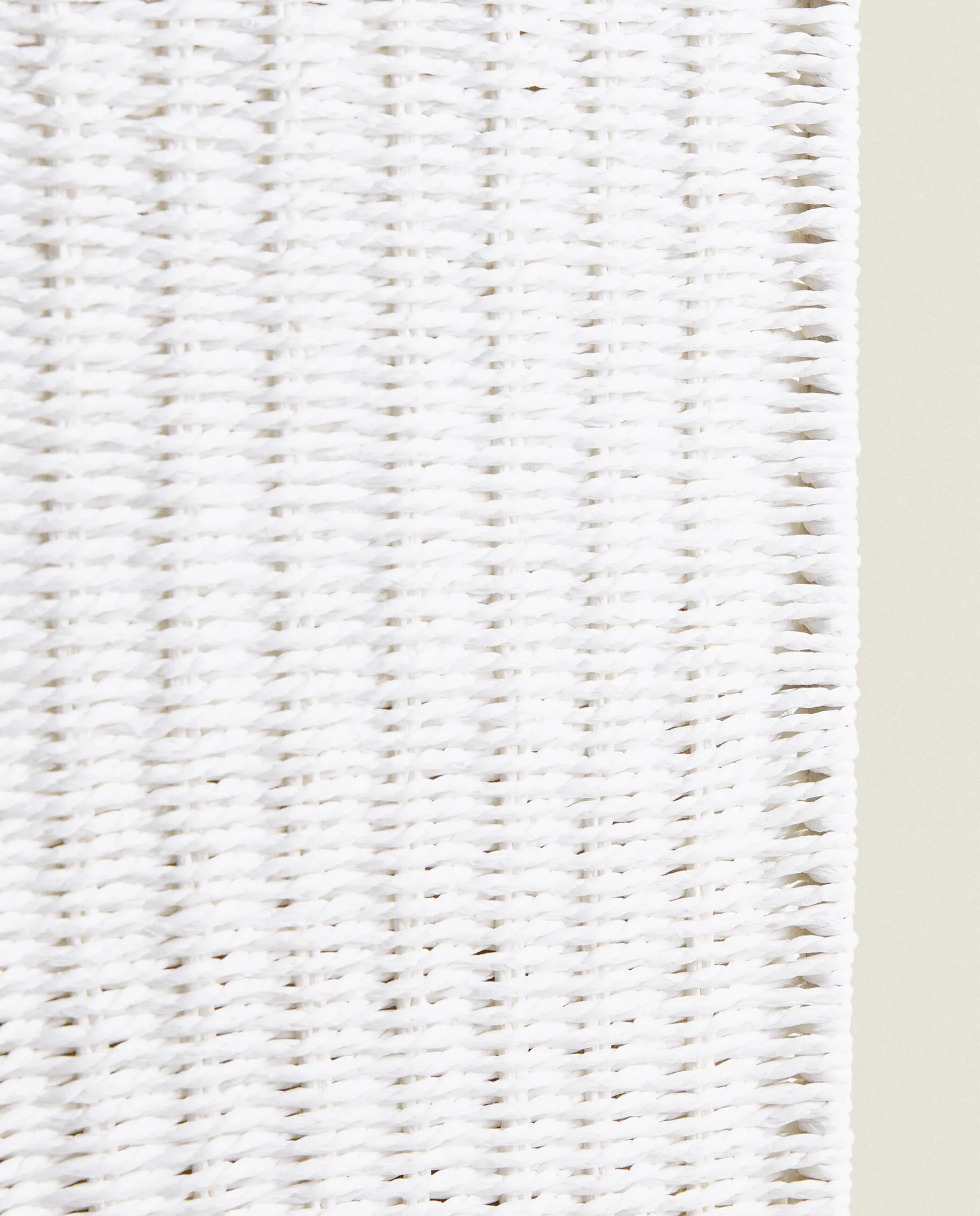 ZARA Home Fabric-Lined Laundry Hamper