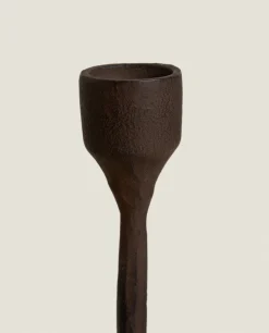 ZARA Home Faceted Metal Candlestick