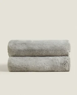ZARA Home Faux Fur Blanket