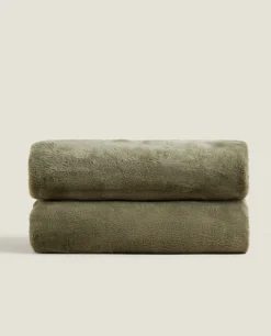 ZARA Home Faux Fur Blanket