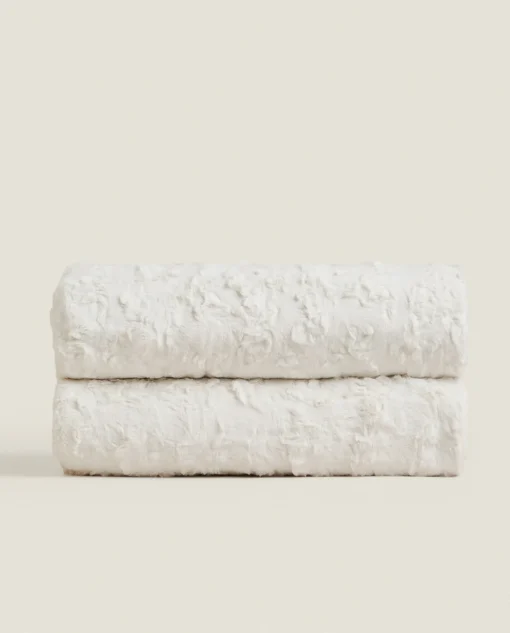 ZARA Home Faux Fur Blanket