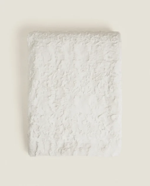 ZARA Home Faux Fur Blanket
