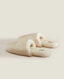 ZARA Home Faux Fur Mule Slippers