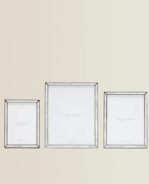 ZARA Home Fine-Edge Mother-Of-Pearl Frame