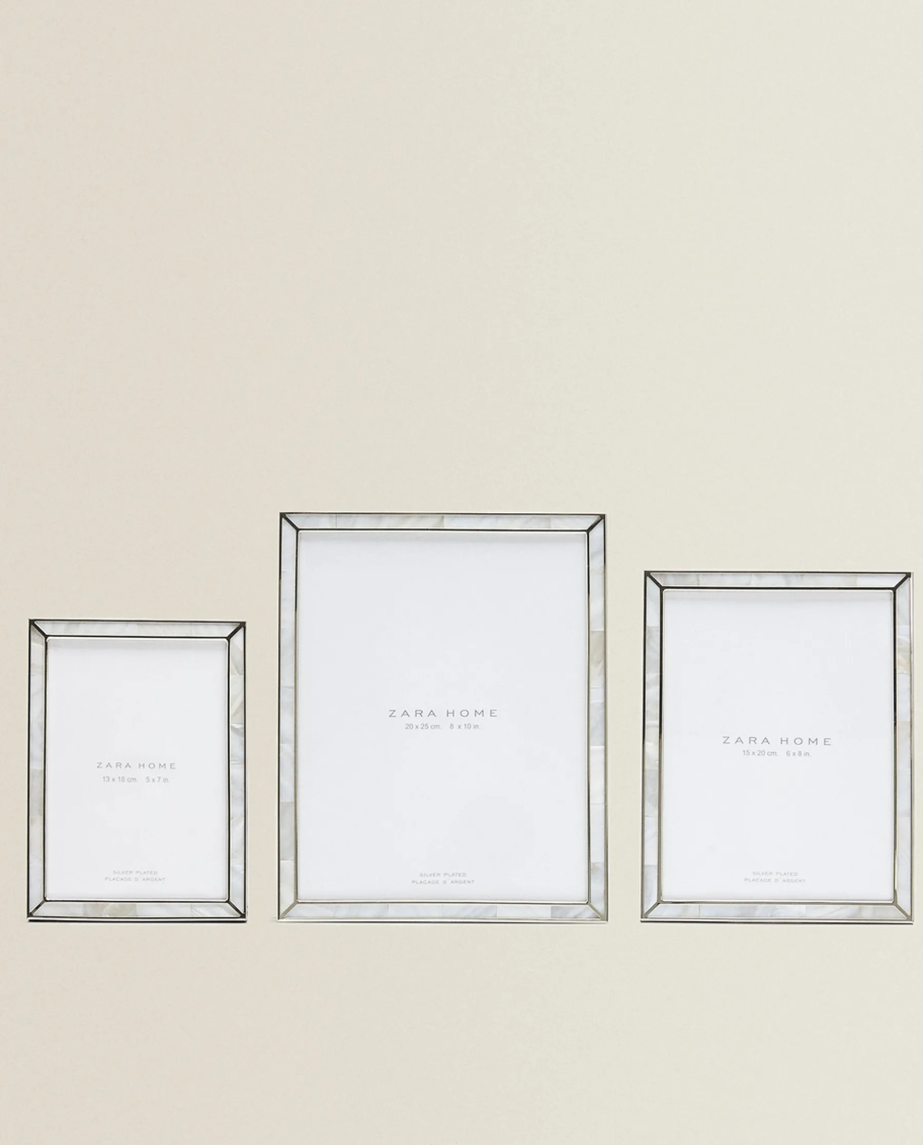 ZARA Home Fine-Edge Mother-Of-Pearl Frame