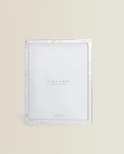 ZARA Home Fine-Edge Mother-Of-Pearl Frame