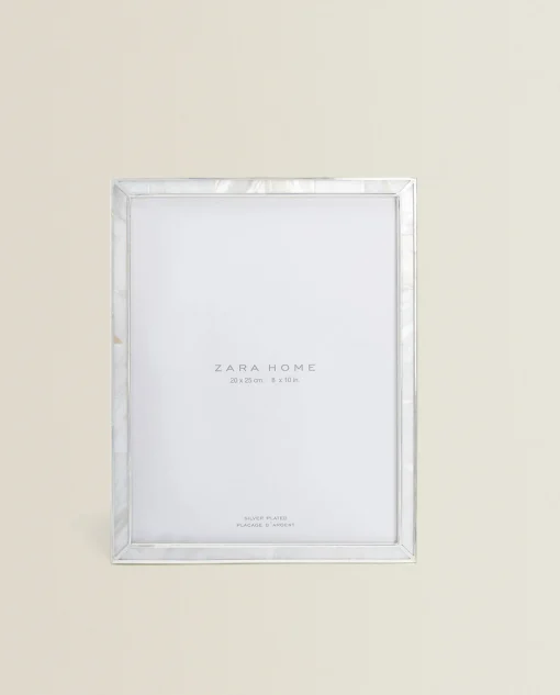ZARA Home Fine-Edge Mother-Of-Pearl Frame