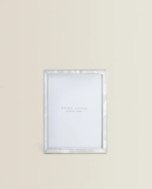 ZARA Home Fine-Edge Mother-Of-Pearl Frame