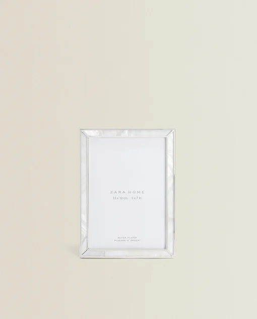 ZARA Home Fine-Edge Mother-Of-Pearl Frame