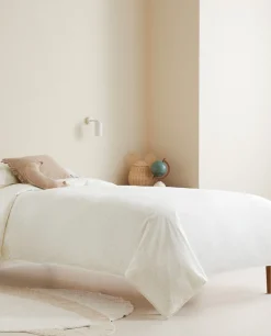 ZARA Home Fitted Sheet With Moon And Star Print