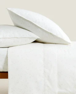 ZARA Home Fitted Sheet With Moon And Star Print