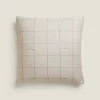 ZARA Home Flannel Throw Pillow Cover