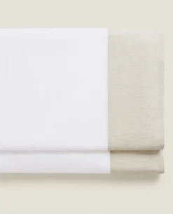 ZARA Home Flat Sheet With Border