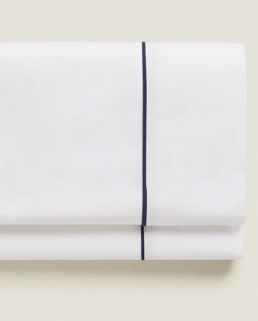 ZARA Home Flat Sheet With Piping