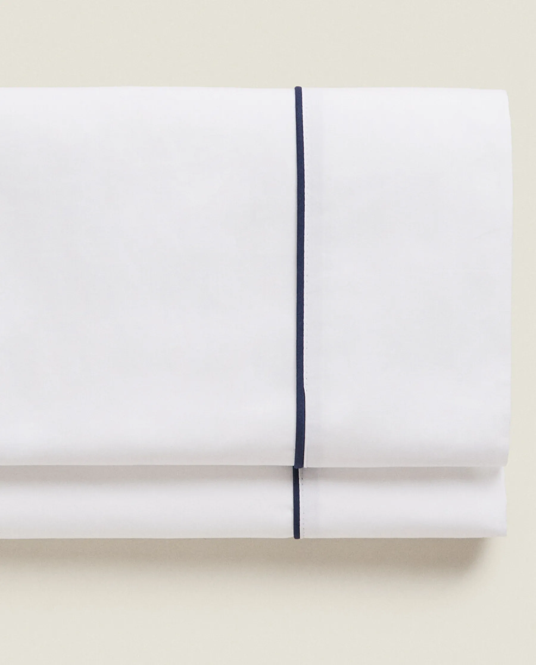 ZARA Home Flat Sheet With Piping