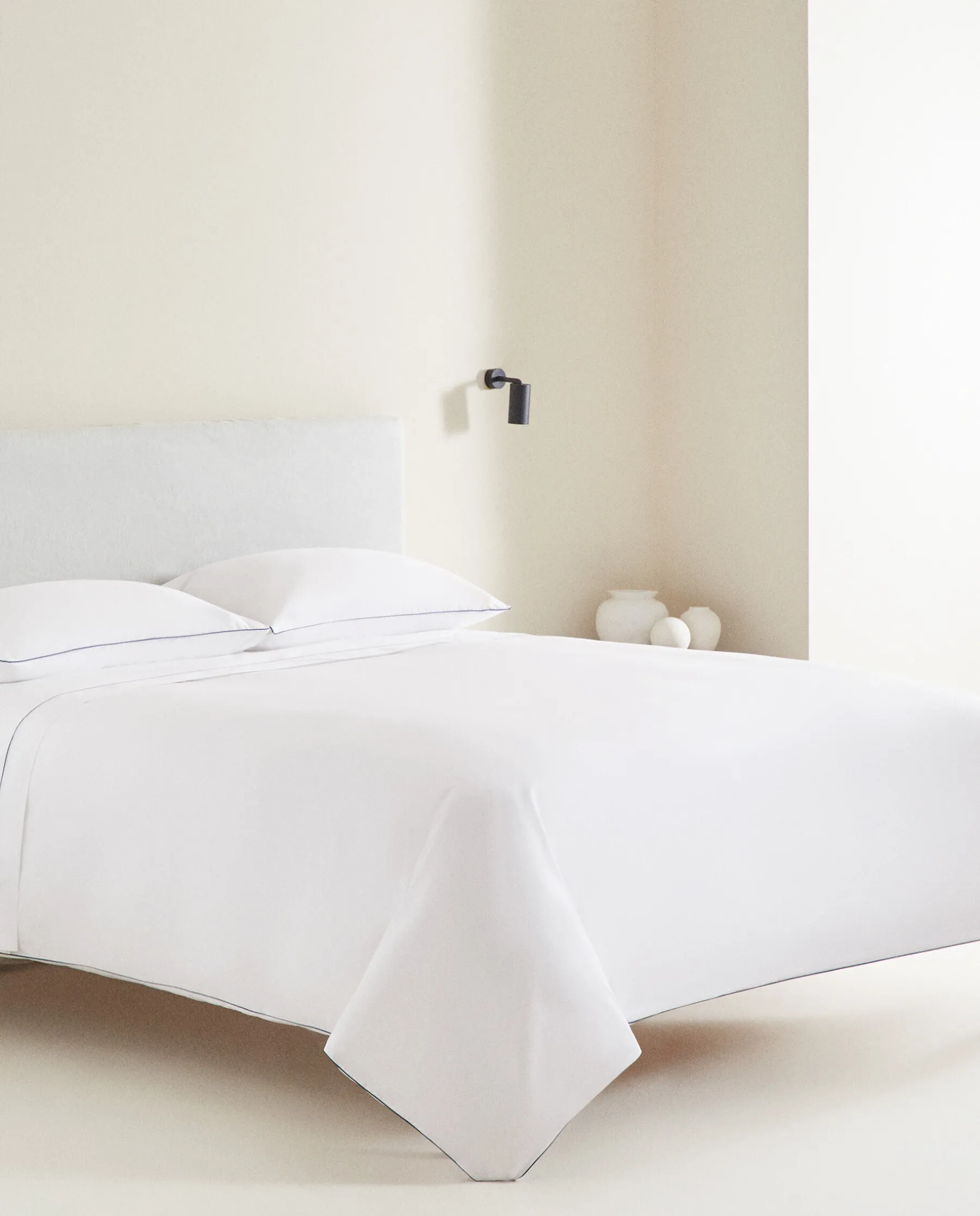ZARA Home Flat Sheet With Piping