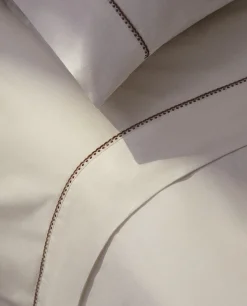 ZARA Home Flat Sheet With Topstitching