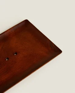 ZARA Home Flat Wood Soap Dish