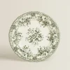 ZARA Home Floral Earthenware Dinner Plate
