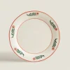 ZARA Home Floral Earthenware Dinner Plate