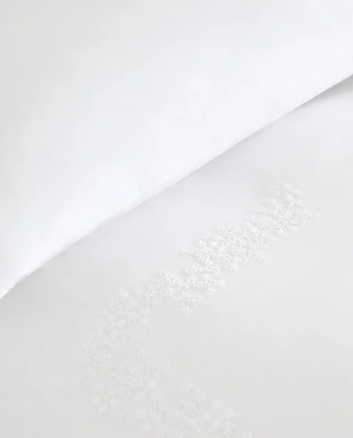 ZARA Home Floral Embroidery Duvet Cover