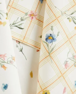 ZARA Home Floral Print Cotton Kitchen Towel (Pack Of 2)
