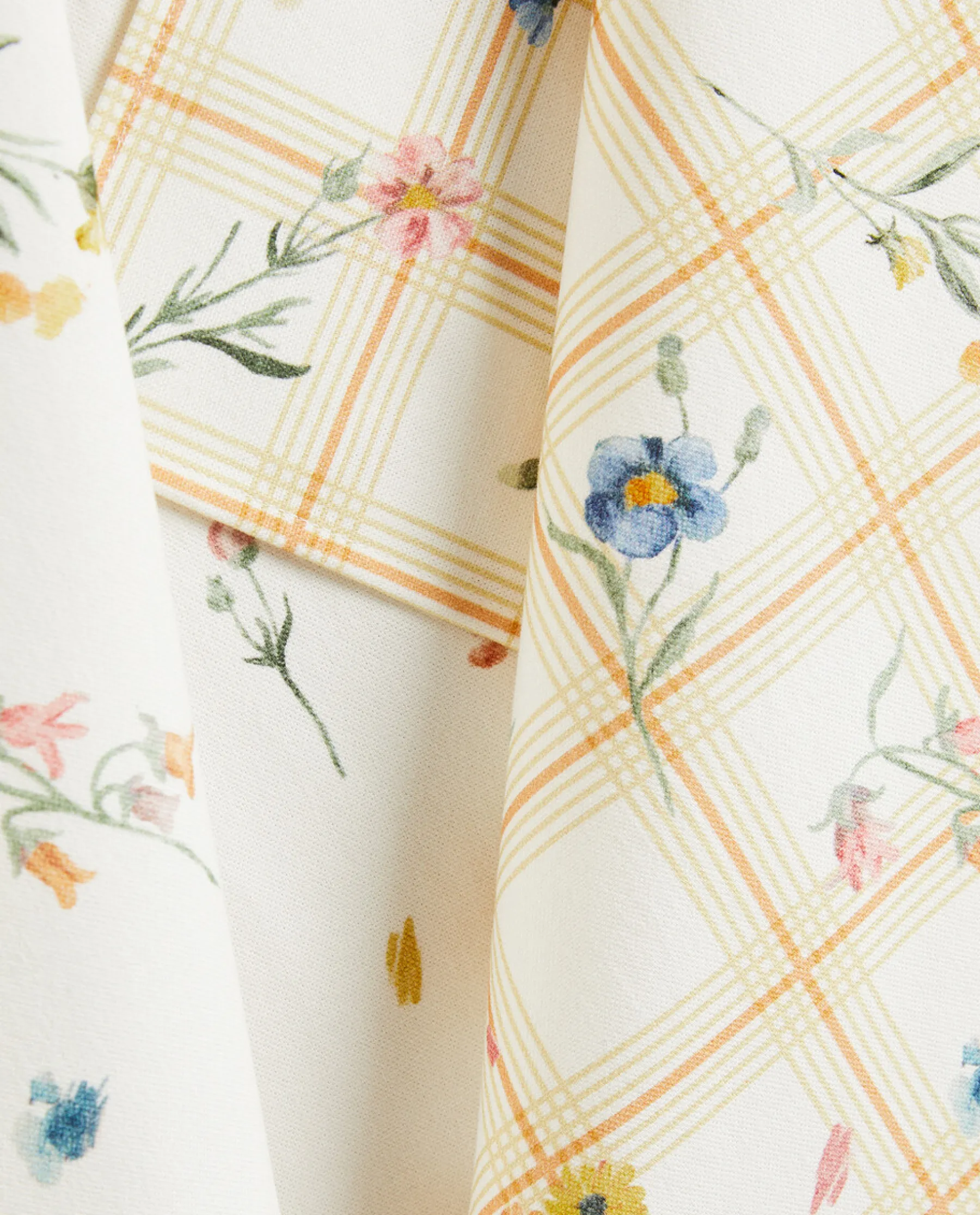 ZARA Home Floral Print Cotton Kitchen Towel (Pack Of 2)