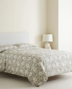 ZARA Home Floral Print Duvet Cover