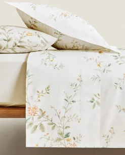 ZARA Home Floral Print Duvet Cover