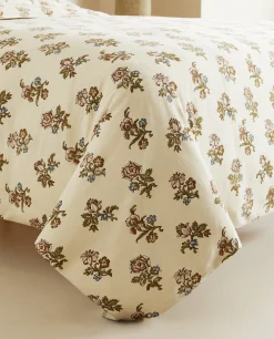 ZARA Home Floral Print Duvet Cover