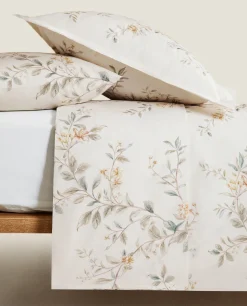 ZARA Home Floral Print Duvet Cover
